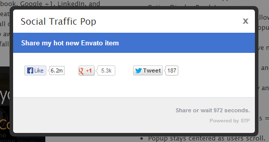 Twitter-Traffic-Popup