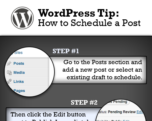 How to Schedule a Wordpress Post for a Time and Date
