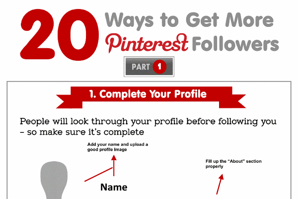 20 Ways to Increase Pinterest Followers