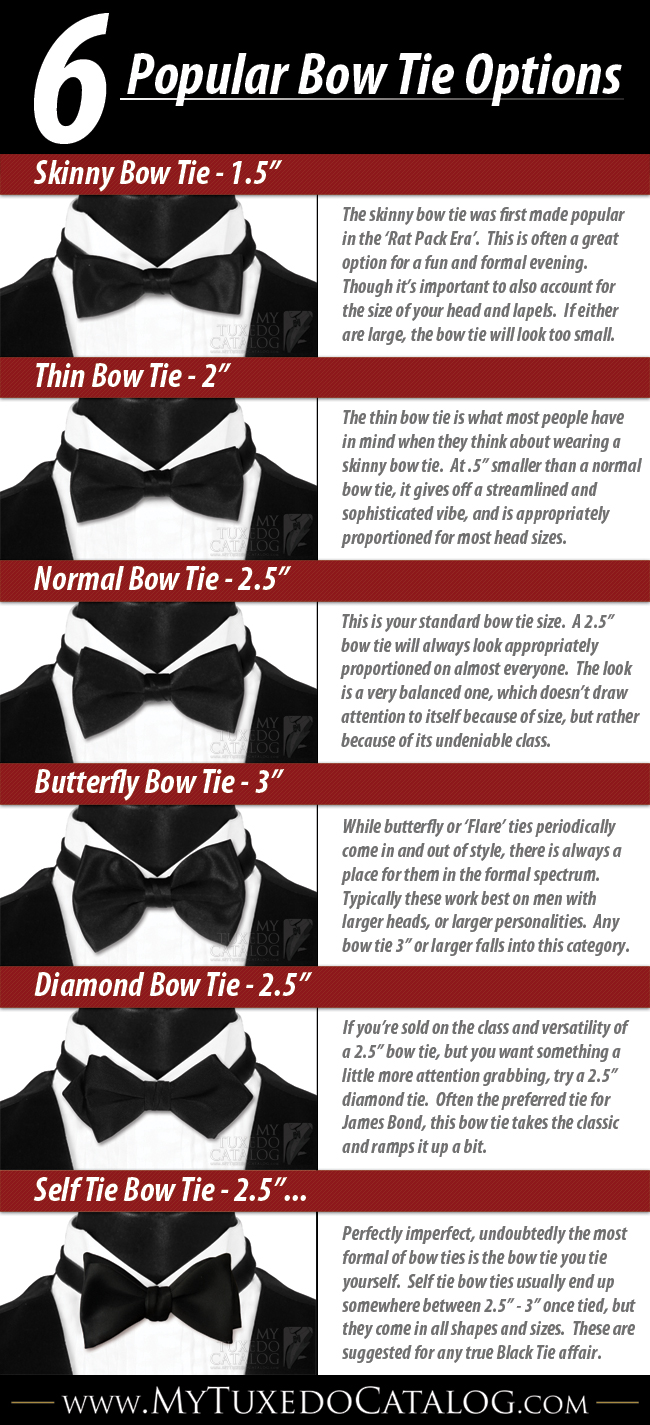 The 6 Different Types of Bow Ties - BrandonGaille.com