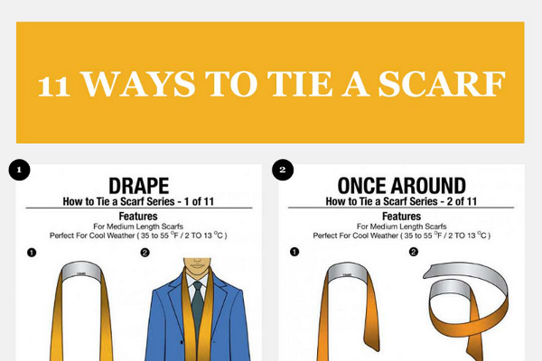 11 Different Ways to Tie a Scarf
