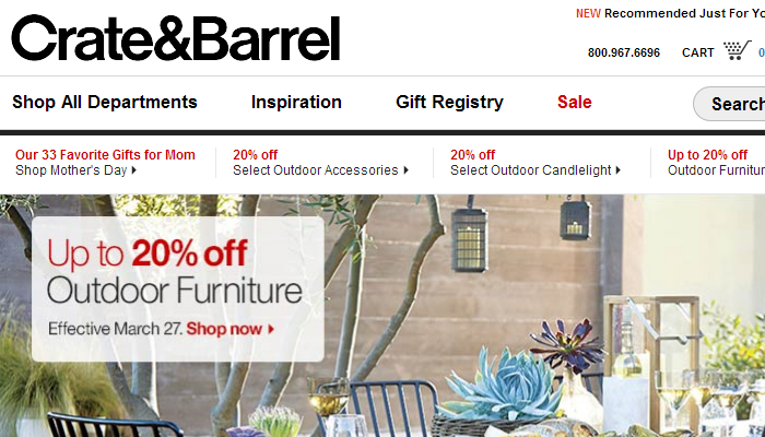 Crate and Barrel