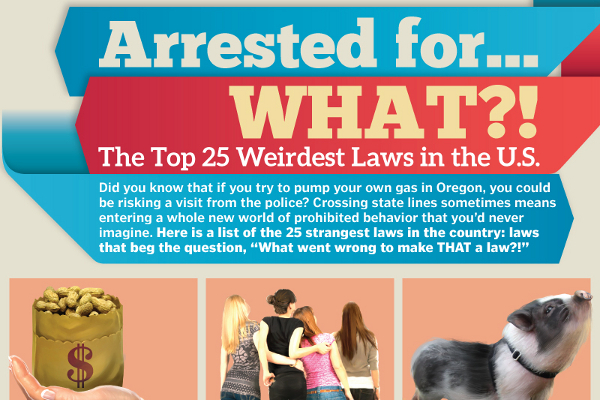 25 Weirdest Laws in the United States