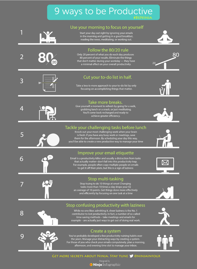 9 Ways to Increase Your Productivity 