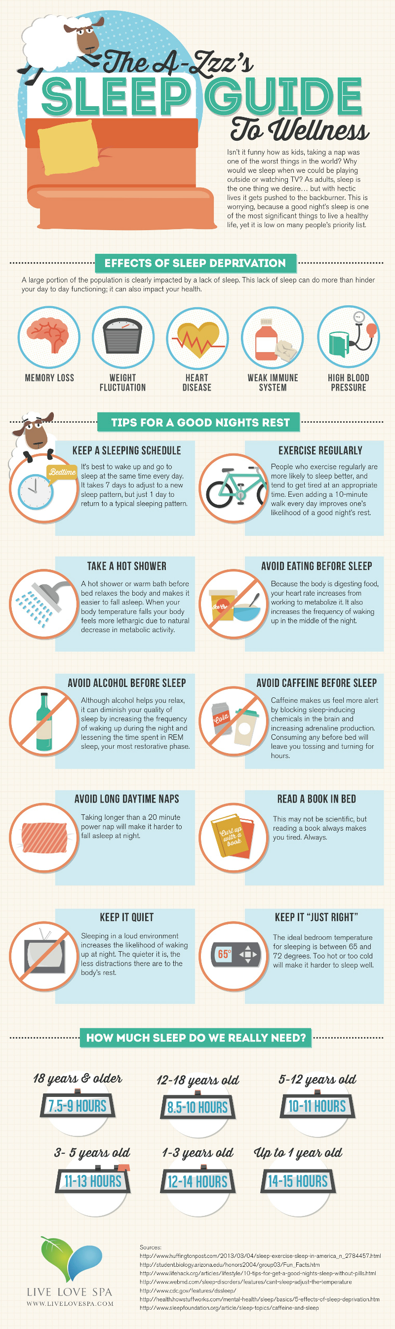 Sleep Guide Infographic