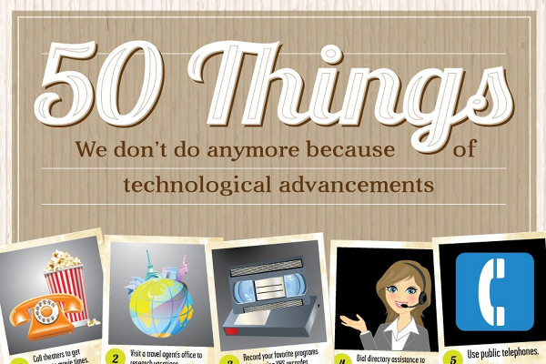 50 Things We Stopped Doing Because of Technology