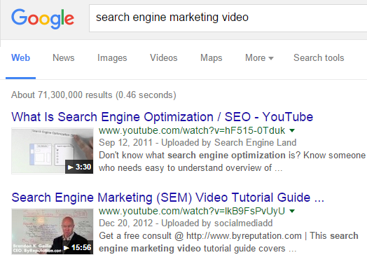 YouTube SEO Google Rankings