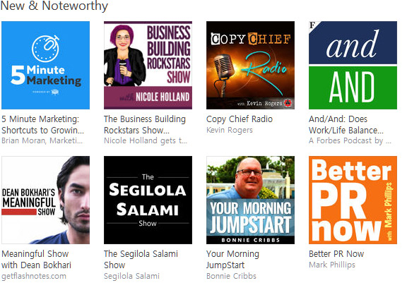 apple podcast new and noteworthy