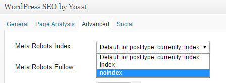 No-Index-SEO-Yoast