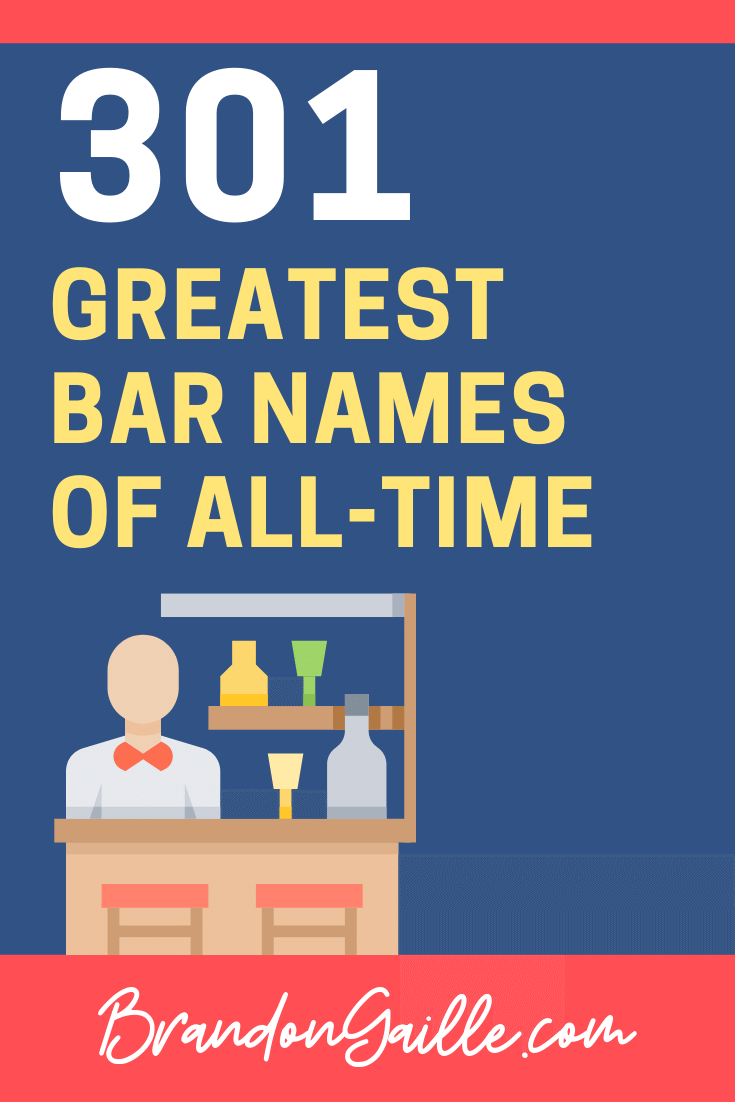 The 435 Coolest Bar Names of All-Time 