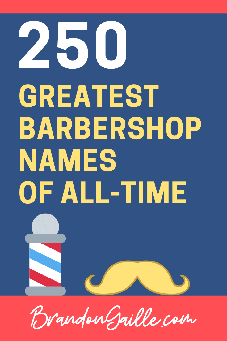 250 Cool And Funny Barbershop Names Brandongaille Com