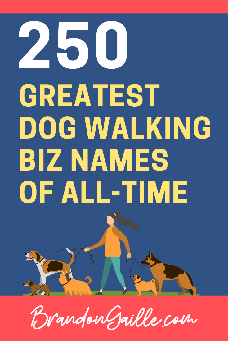 Dog Walking Business Names