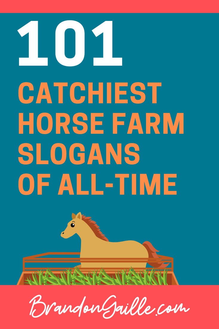 Horse Farm Slogans