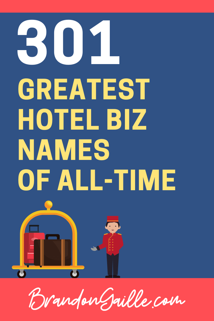 Nombres de negocios de hoteles