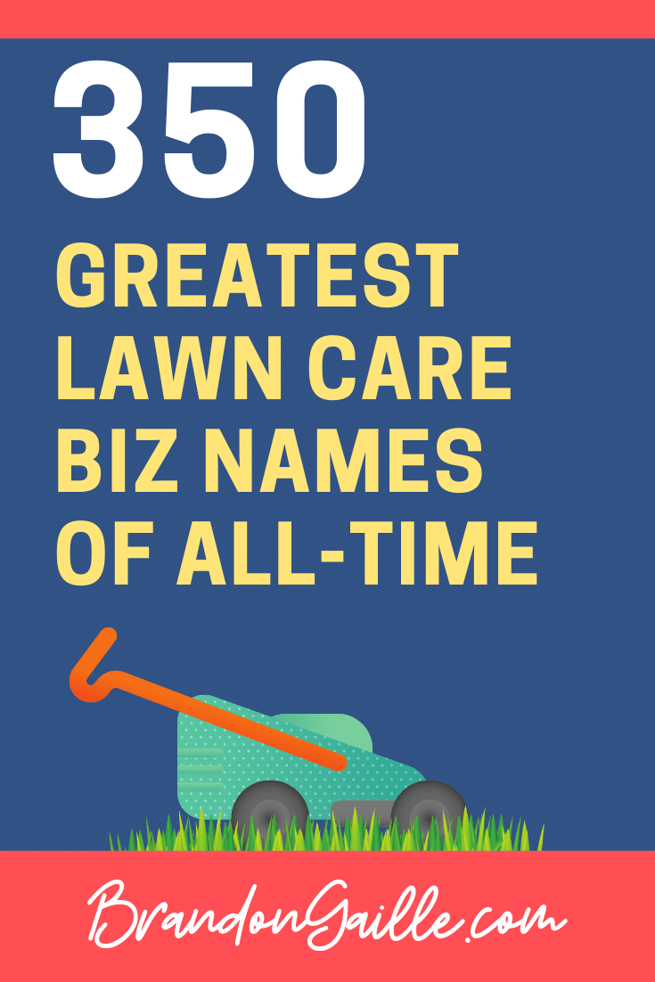 Lawn Care Company Names