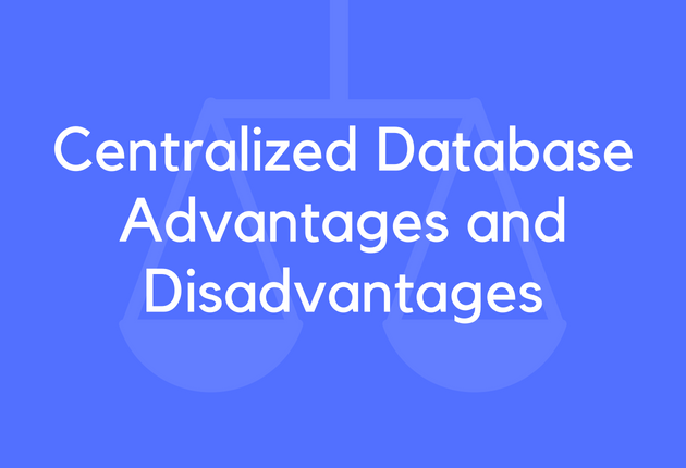 Centralized Database Advantages and Disadvantages