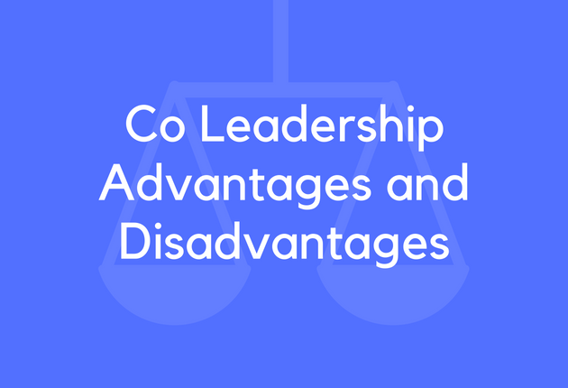 Co Leadership Advantages and Disadvantages