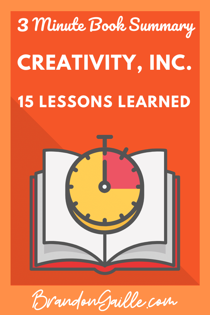 Creativity, Inc. Summary