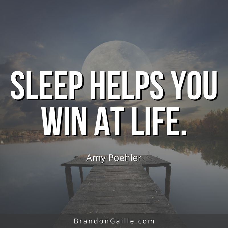 100 Famous Short Quotes About Sleep [with Images] - BrandonGaille.com