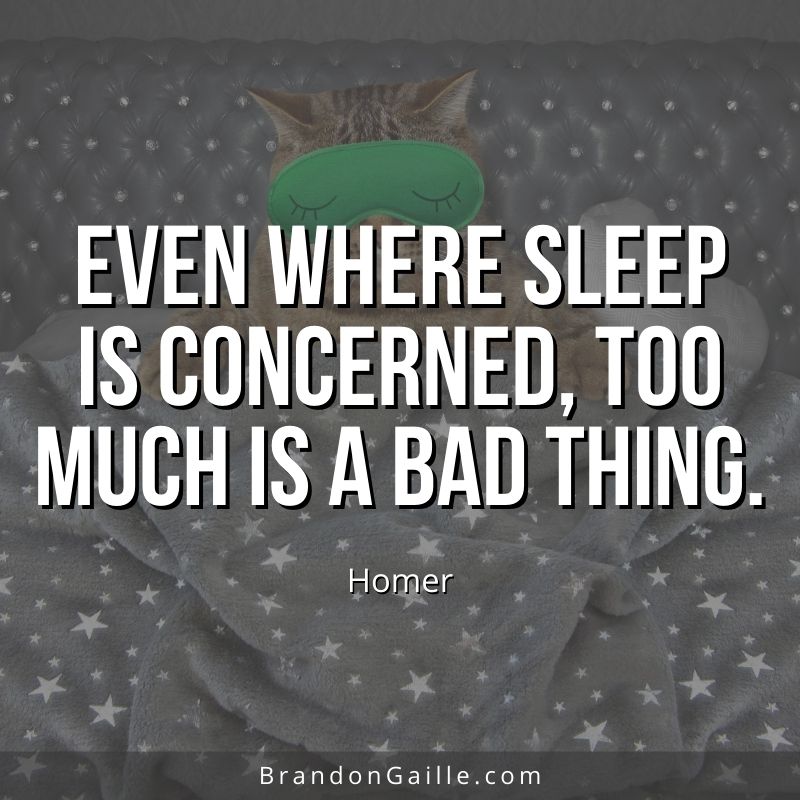 100 Famous Short Quotes About Sleep [with Images] - BrandonGaille.com